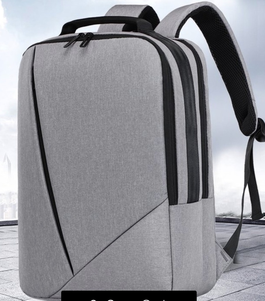 BOLSO GRIS COMPUTADORA PORTATIL 17 PULGADAS CON USB YUKKAZO
