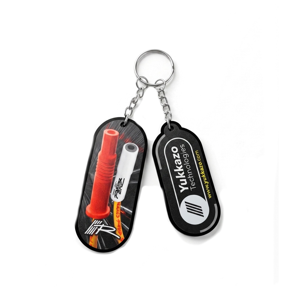 PGE KIT- LANYARD + LLAVERO 3D EN ACRILICO RACING