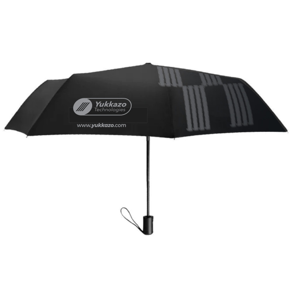 PGE- PARAGUAS PLEGABLE NEGRO YUKKAZO TECHNOLOGIES