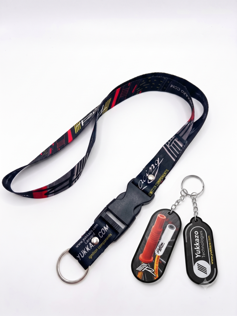 KIT PGE LANYARD + LLAVERO 3D EN ACRILICO RACING