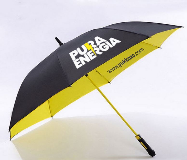PGE- PARAGUAS PLEGABLE NEGRO PURA ENERGÍAES (3 UNIDADES)