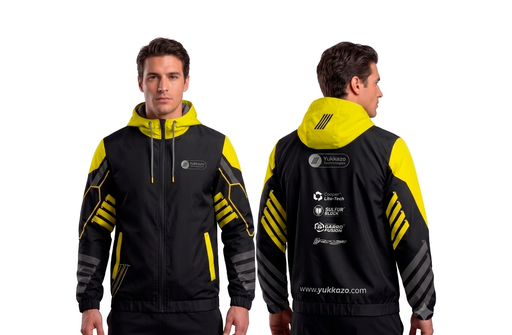 [CHAYU02] PGE- CHAQUETA ROMPEVIENTOS IMPERMEABLE YUKKAZO TECHNOLOGIES - CABALLERO TALLA M