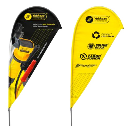 PGE BANDERIN TIPO GOTA 2.75M (9.03 FT) YUKKAZO TECHNOLOGIES