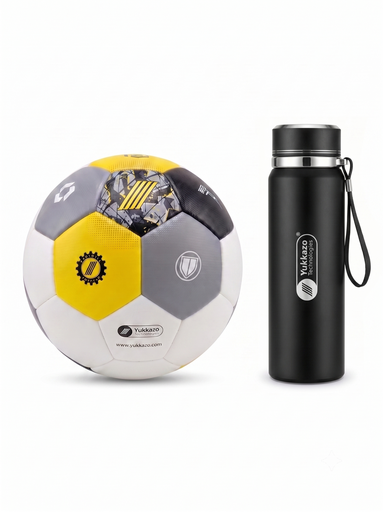 KIT PGE BALON DE FUTBOL / VASO TÉRMICO 800 ML YUKKAZO TECHNOLOGIES